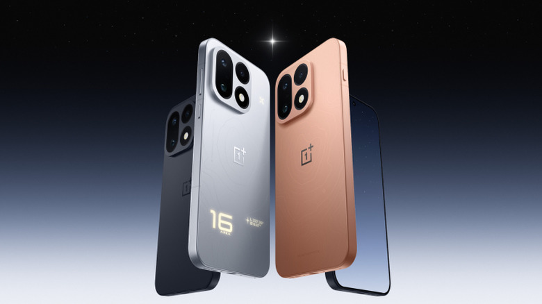 The OnePlus 16 comes in three colorways, including one with LED illumination.