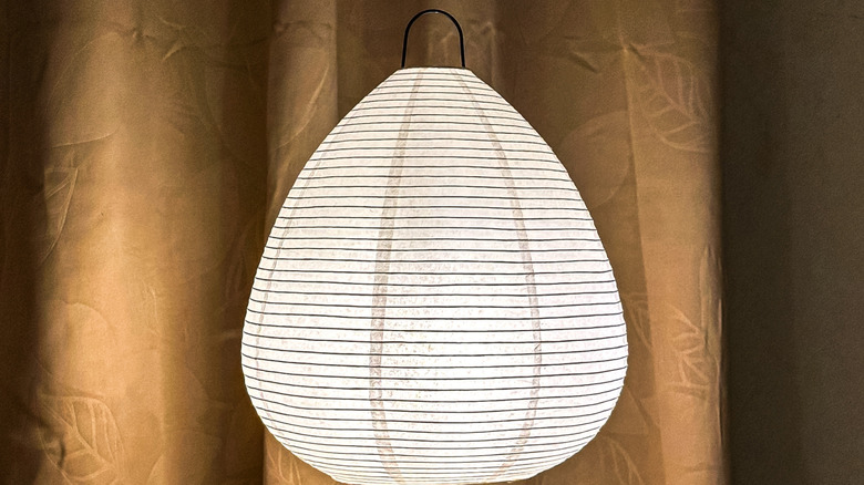Vintage lamp on display