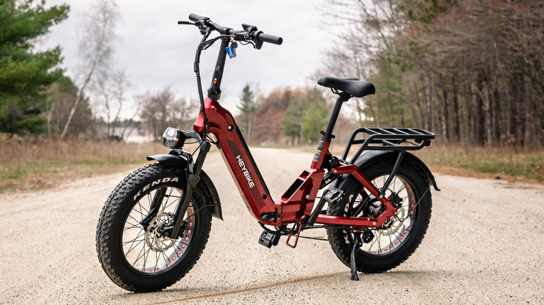 HeyBike Ranger 3.0 Pro parked on a dirt road