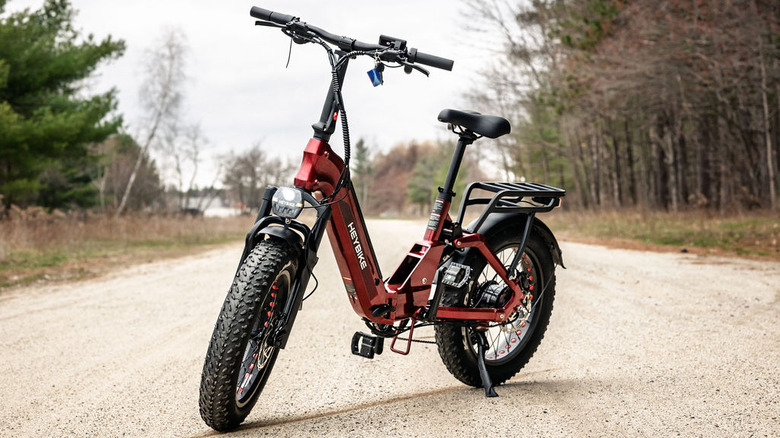 HeyBike Ranger 3.0 Pro parked on a dirt road