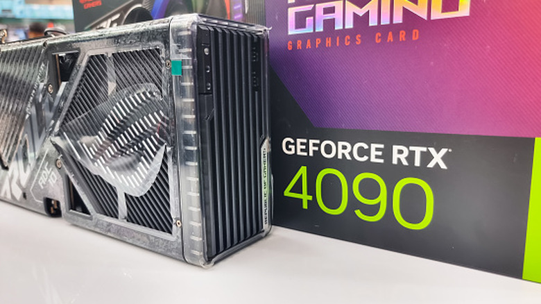 A GeForce RTX-series graphics card.