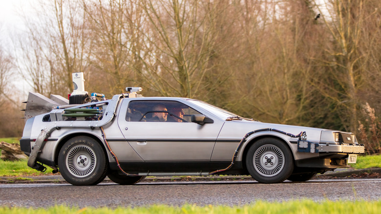 A DMC DeLorean styled after the car in 