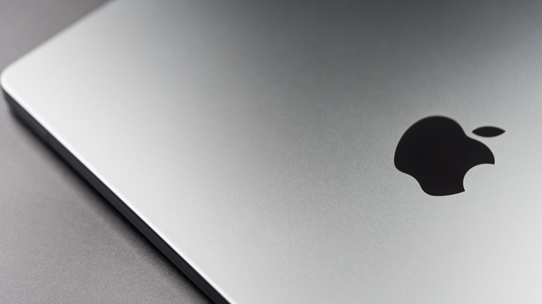 Macbook close up
