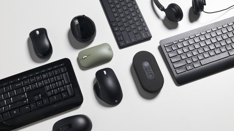 A selection of Incase accessories designed by Microsoft.