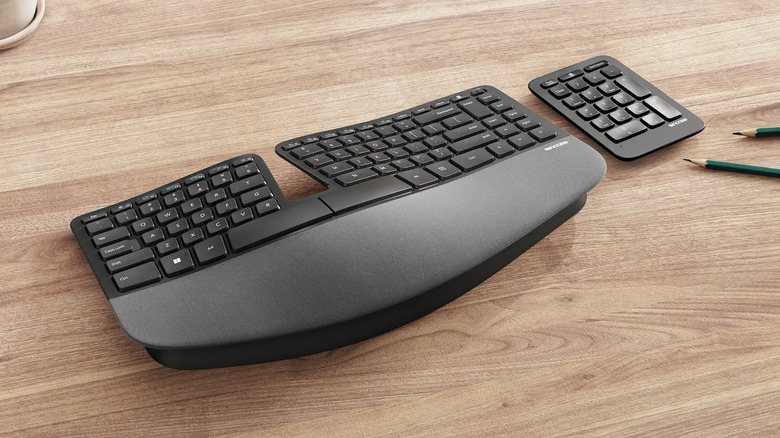 Incase's Sculpt Ergonomic keyboard, designed by Microsoft.