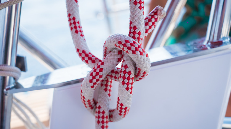 An image of a bowline sailing knot.