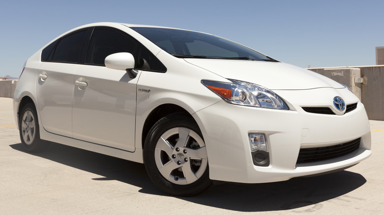 Toyota Prius parked outside