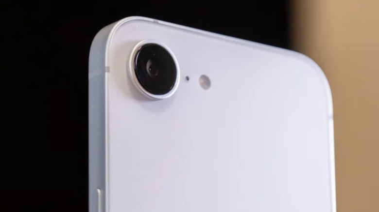Close-Up of the iPhone 17e main camera