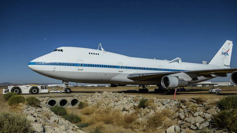 The retired NASA Shuttle Carrier Aircraft 911 at Joe Davies Heritage Airpark