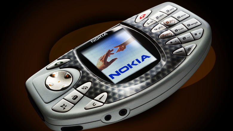 Close up of The Noka N-Gage.