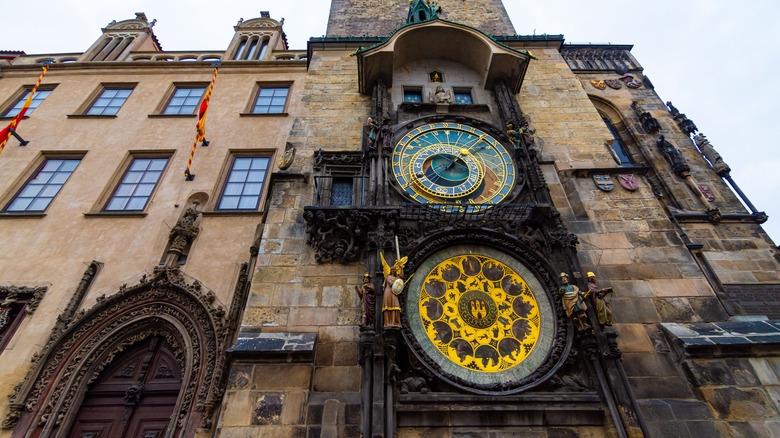 Atomic Clock in Prague, Czech Republic.