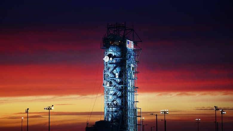 The United Launch Alliance Delta ii rocket with soil moisture active passive satellite at Vandenberg Air Force Base