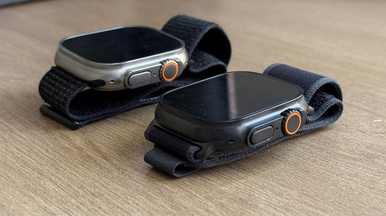 Comparison between the different colors of the Apple Watch Ultra 2