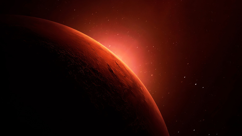 Mars in space