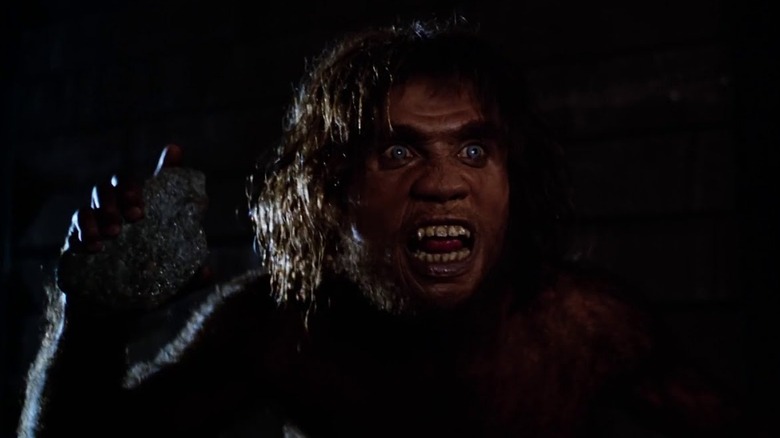 Edward (William Hurt) as a caveman in "Altered States."