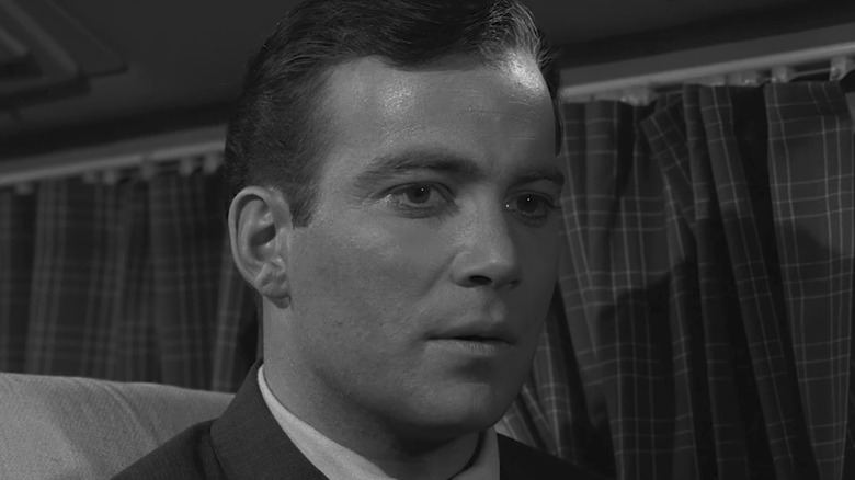 William Shatner in the Twilight Zone episode Nightmare at 20,000 Feet