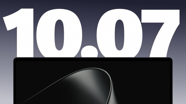 Windows and Surface event teaser image with the date 10.07 and the top of a device