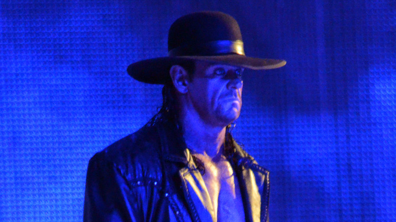The Undertaker making his entrance