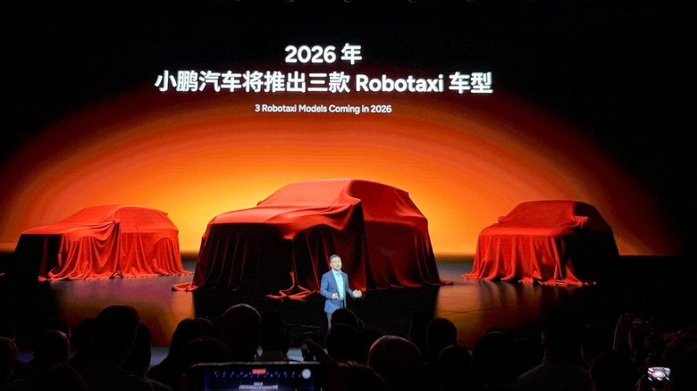 XPENG to unveil new robotaxis in 2026