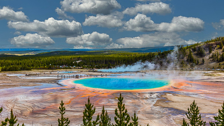 Grand Prismatic in Yellowstone National Park