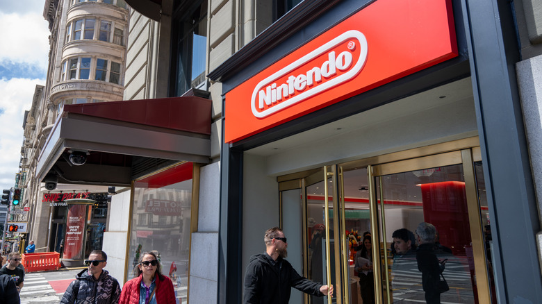 Nintendo retail store in a city