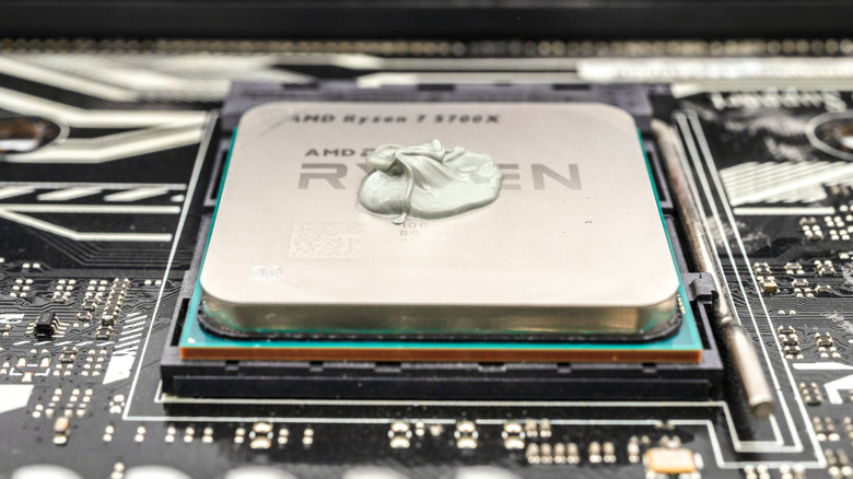 Thermal paste on CPU