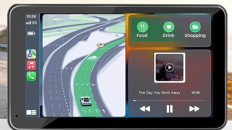 The Paslda 7-inch HD Apple CarPlay and Android Auto Touchscreen.