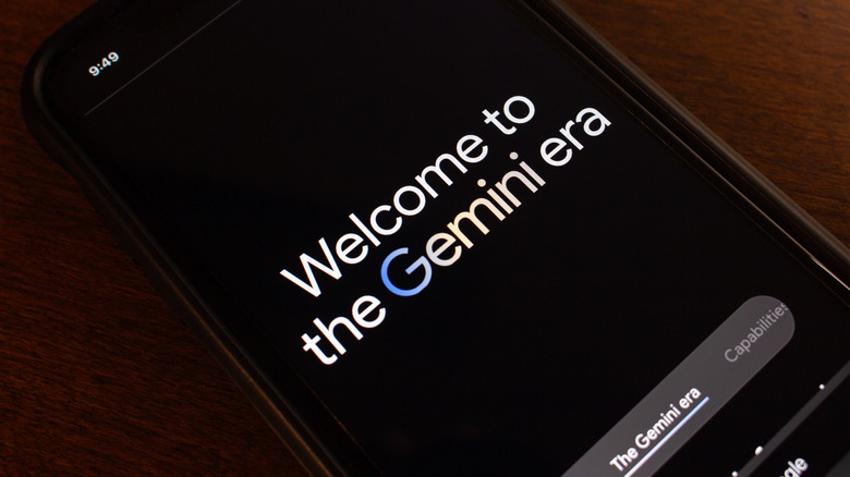 OG Google Gemini welcome screen saying Welcome to the Gemini era