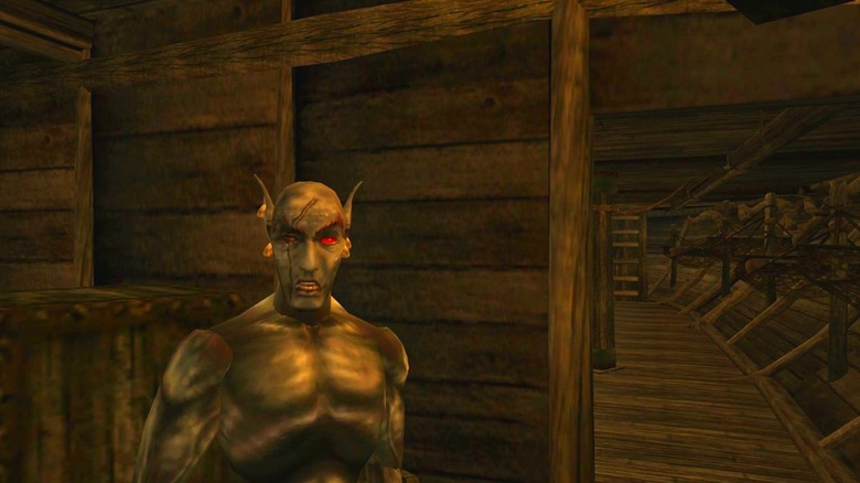 Dark Elf dunmer in The Elder Scrolls Morrowind