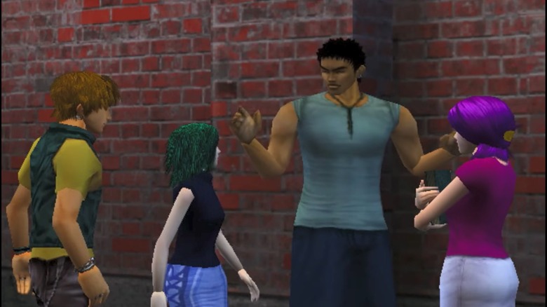 The protagonists of the Dreamcast horror game Illbleed in an opening cutscene.