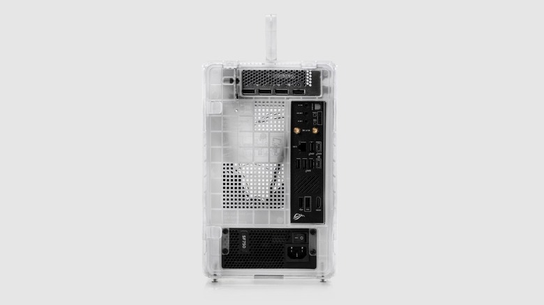 The back of the computer-2 PC case