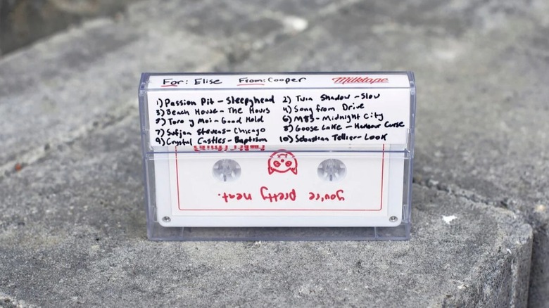 USB Cassette Mixtape from Milktape customized.