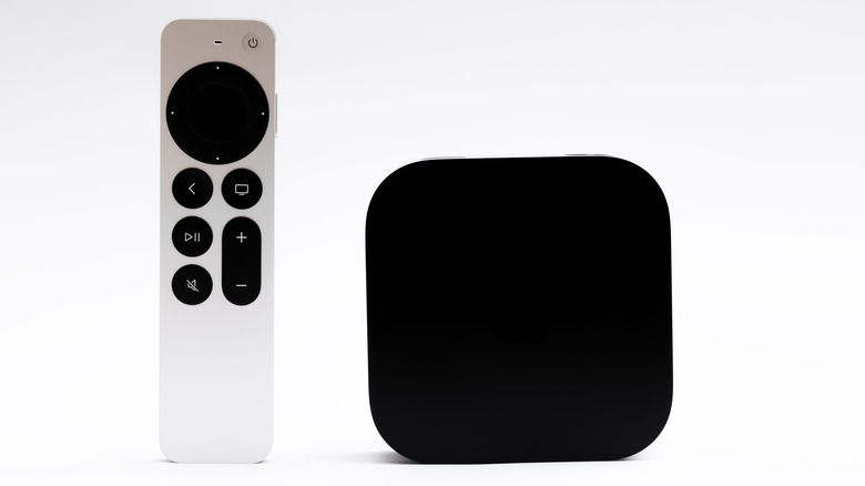 The Apple TV 4K and its Siri USB-C remote.