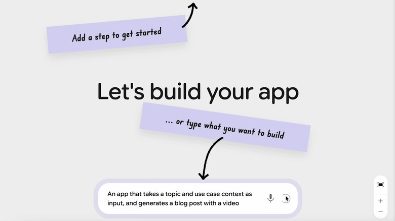 Google Opal start page