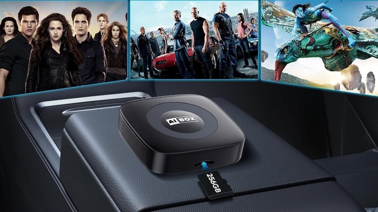 A microSD card being inserted into the WhyBox AI Box.