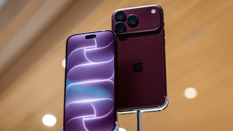 The iPhone 18 Pro on display.