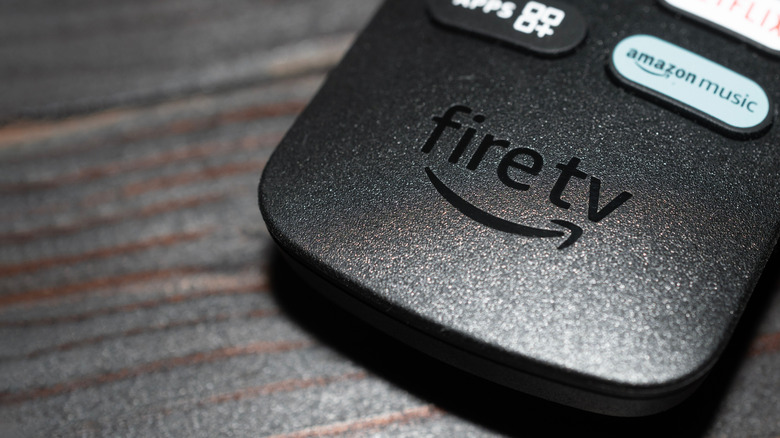 The bottom portion of a Fire TV remote.