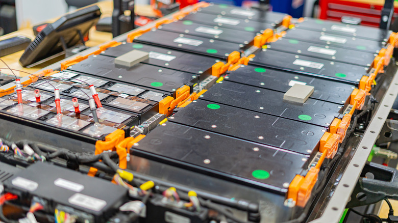 An EV battery