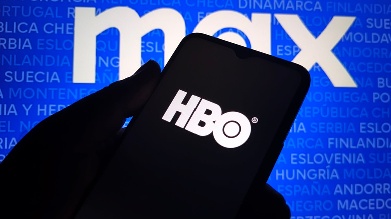 HBO logo on a phone