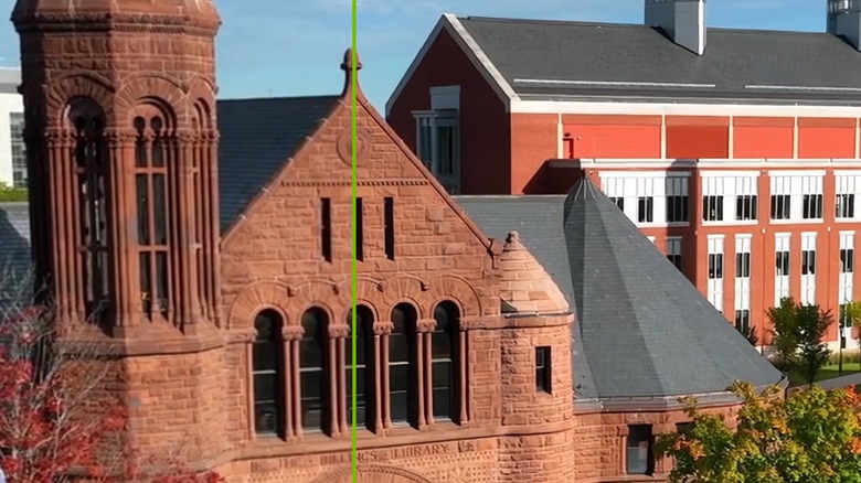Image comparing a picture before and after using Nvidia RTX Video Super Resolution