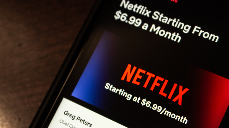 an old digital flyer for Netflix's 