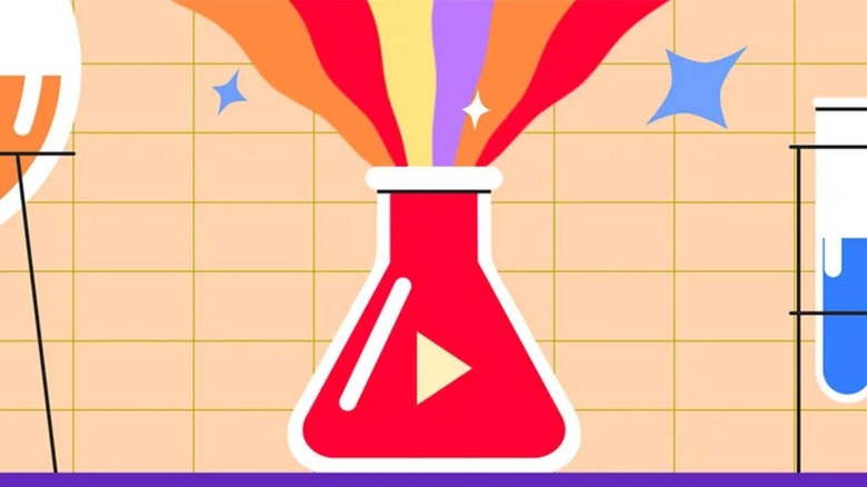 Abstract image/logo for YouTube Labs