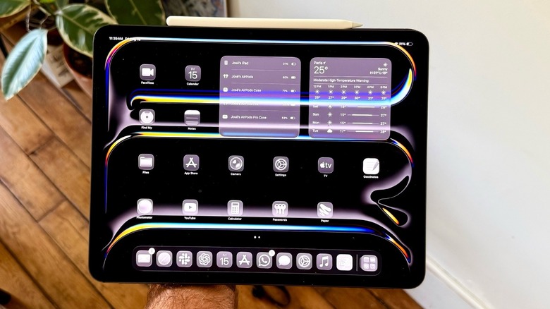 M4 iPad Pro running iPadOS 26