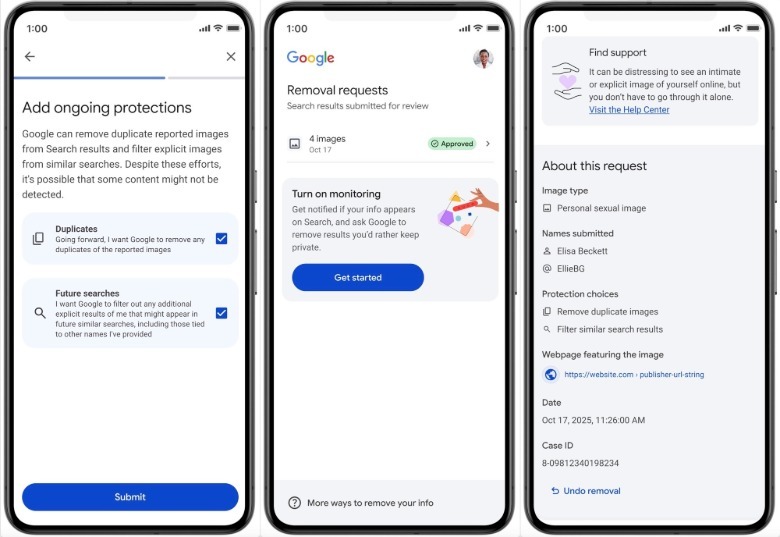 Removing explicit images from Google Search results.