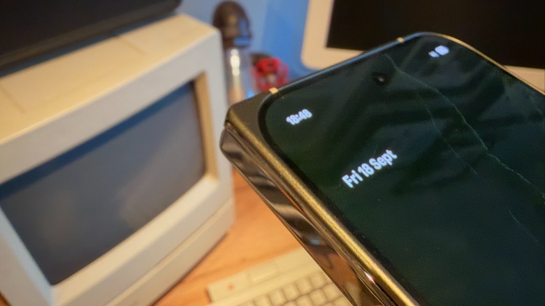 Pixel 11 Pro Fold close-up of display and device corners