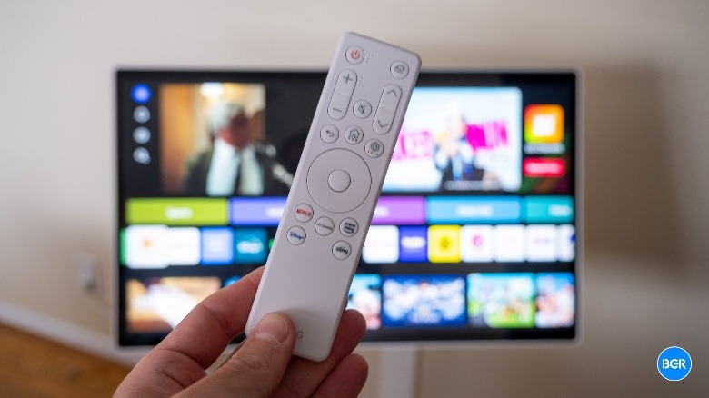 Remote on the LG Smart Monitor Swing