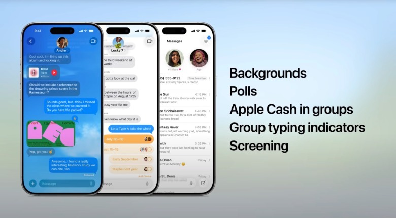 The new Messages features in iOS 26.