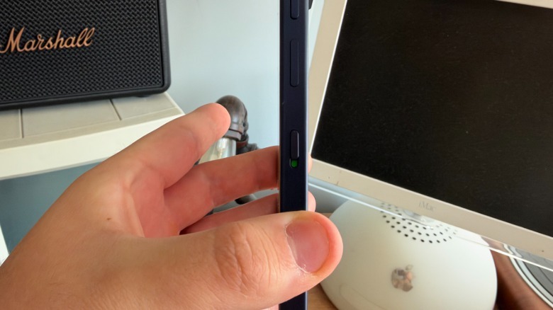 Close-up of the Nxtpaper switch on the TCL P80 Ultra