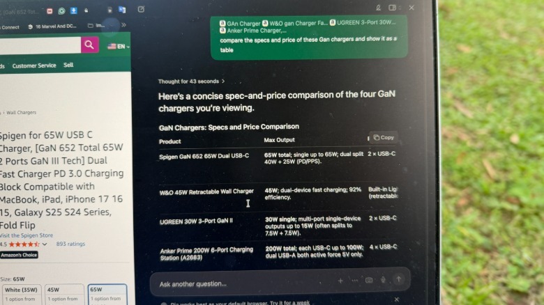 Dia combining tab information.