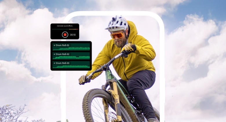 Adobe Premiere for iPhone can create sound effects with AI.